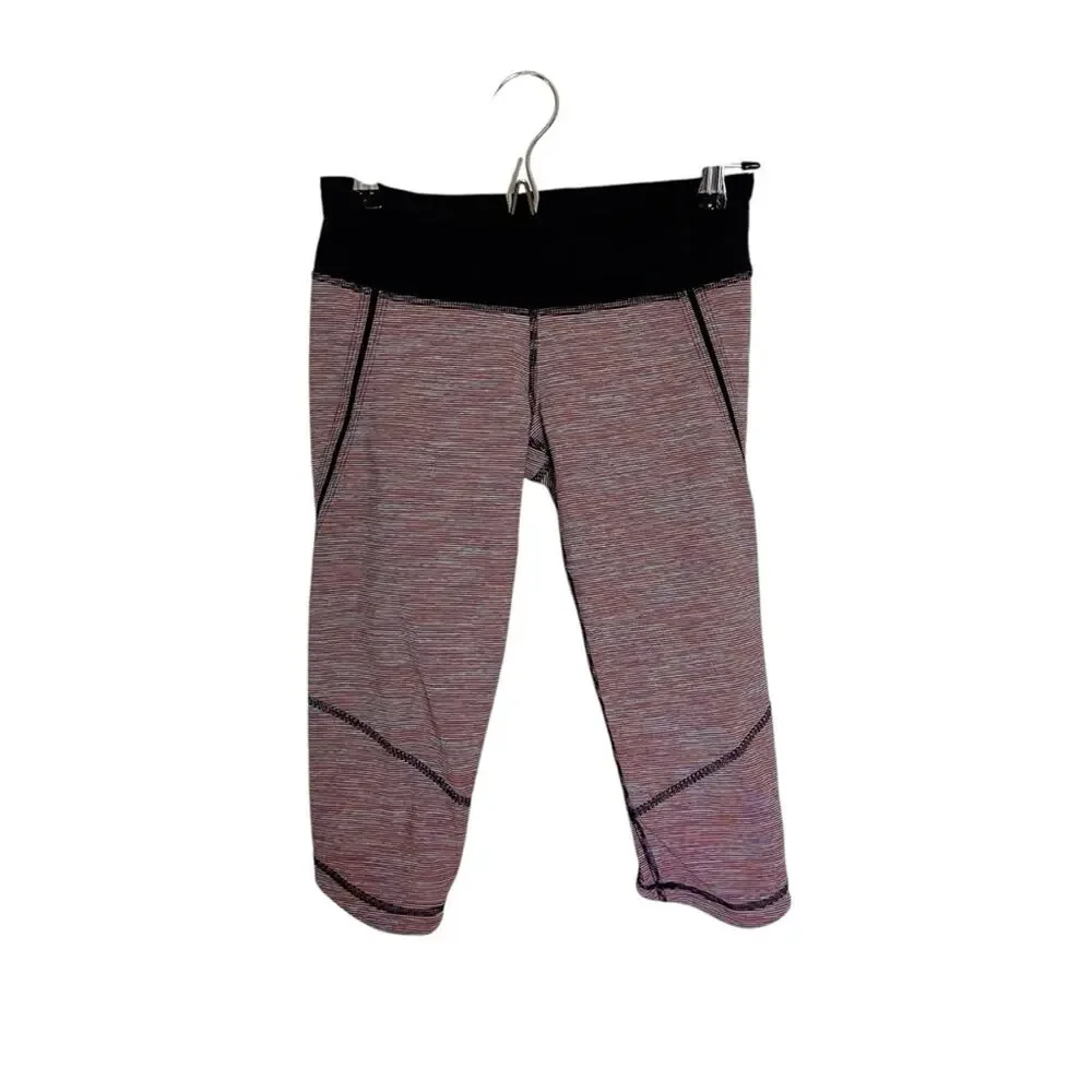 Lululemon Run: Excel Crop Wee Are From Space Capri Leggings